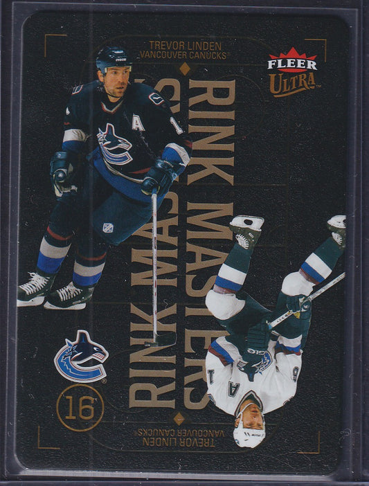 TREVOR LINDEN - 2021 Fleer Ultra Rink Masters #13, /25