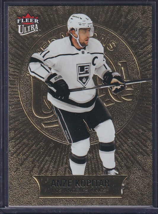 ANZE KOPITAR - 2021 Fleer Ultra Medallions #M-34, /200