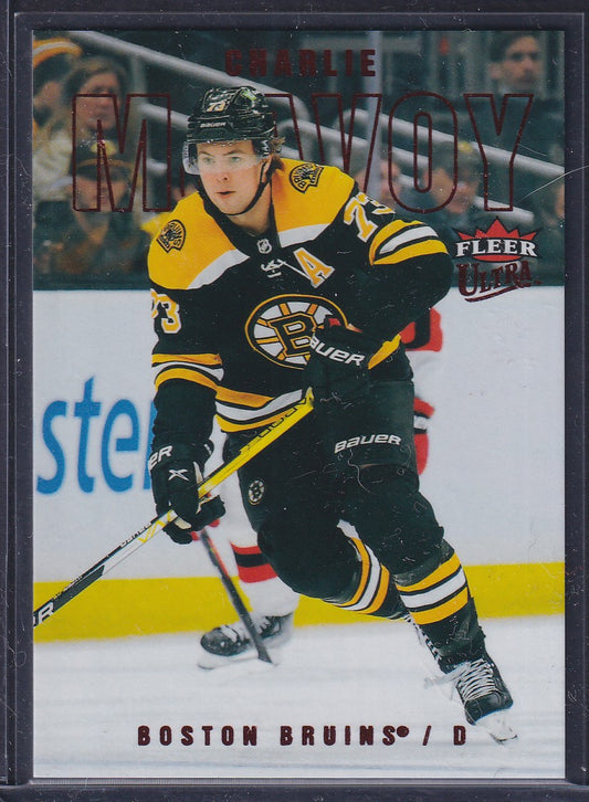 CHARLIE MCAVOY - 2021 Fleer Ultra RED #65, /91