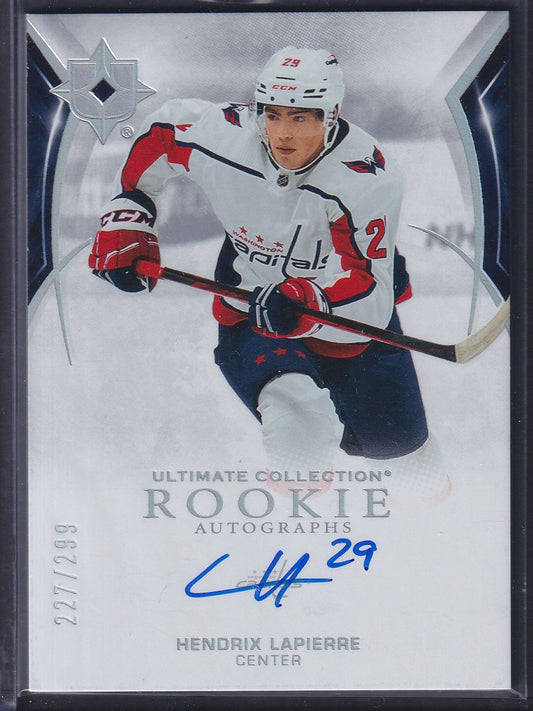 HENDRIX LAPIERRE - 2021 Upper Deck Ultimate Rookie Autographs #172, /299