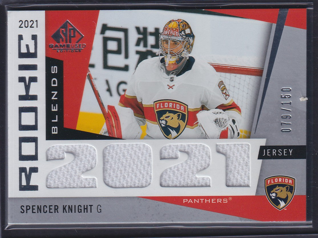 SPENCER KNIGHT - 2021 SP Game Used Rookie Bends Patch #RB-SK, /150
