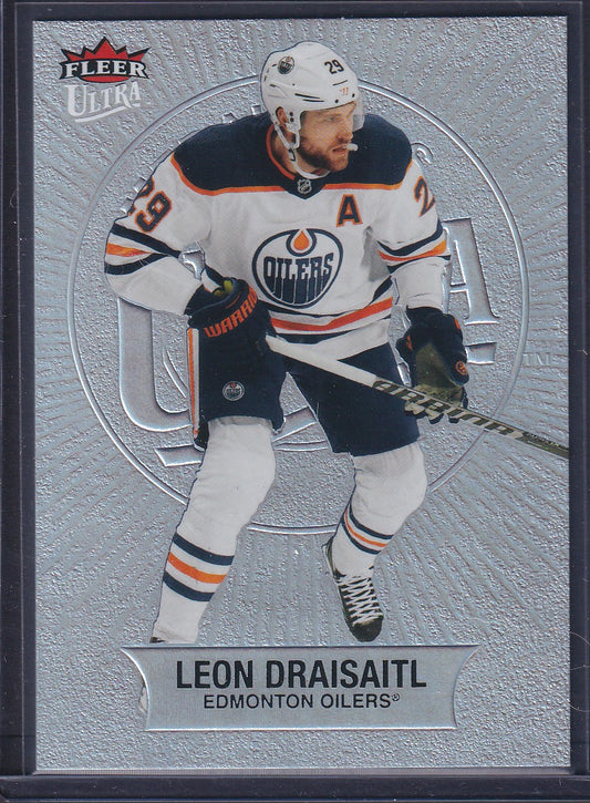 LEON DRAISAITL - 2021 Fleer Ultra Silver Medallions #M-32, /100