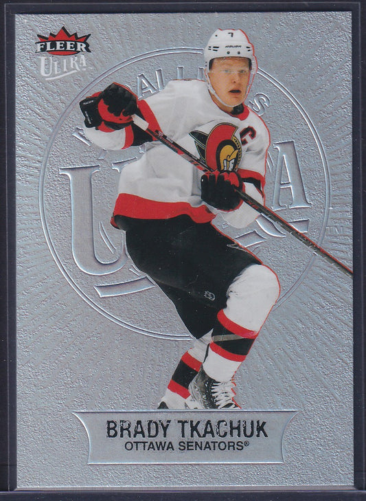 BRADY TKACHUK - 2021 Fleer Ultra Medallions #M-36, /100