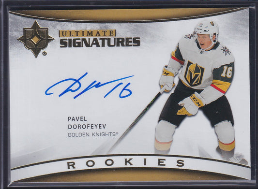 PAVEL DOROFEYEV - 2021 Upper Deck Ultimate Signatures Rookies #USR-PD