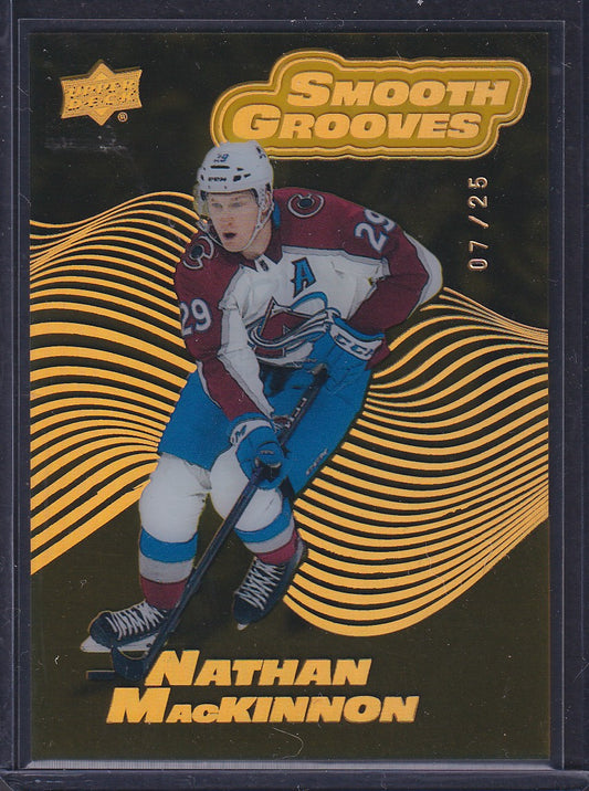 NATHAN MACKINNON - 2022 Upper Deck Smooth Grooves #SG12, /25