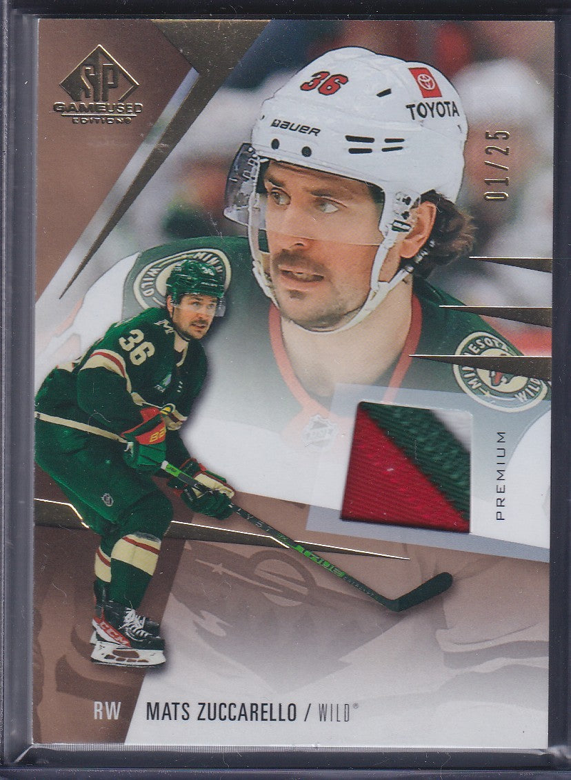 MATS ZUCCARELLO - 2023 SP Game Used Premium Patch #68, /25