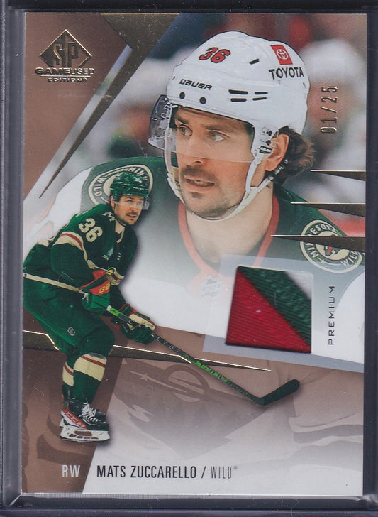 MATS ZUCCARELLO - 2023 SP Game Used Premium Patch #68, /25