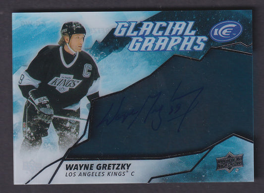 WAYNE GRETZKY - 2019 Upper Deck Ice Glacial Graphs Auto #GG-WG