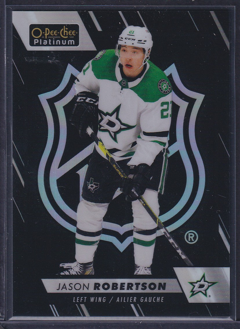JASON ROBERTSON - 2023 O-Pee-Chee Platinum NHL SHIELD #80