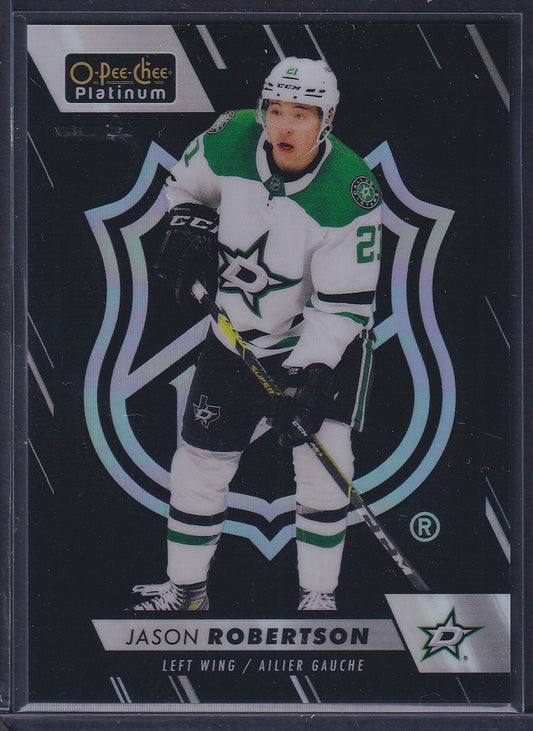 JASON ROBERTSON - 2023 O-Pee-Chee Platinum NHL SHIELD #80