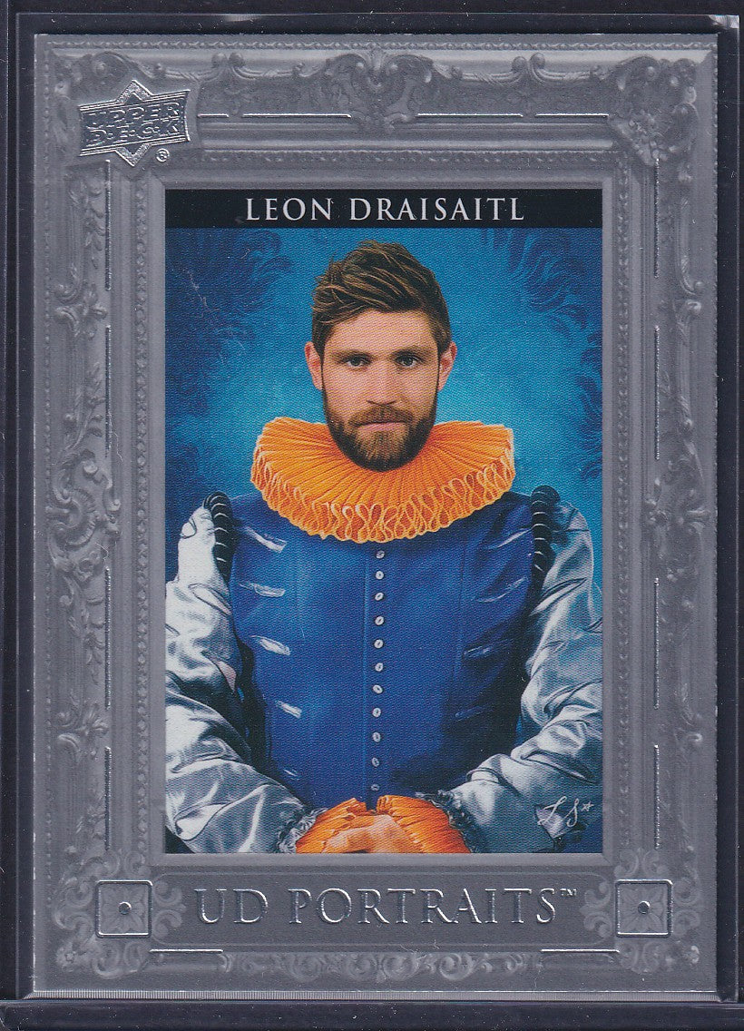 LEON DRAISAITL - 2023 Upper Deck UD Portraits #P-25, /99