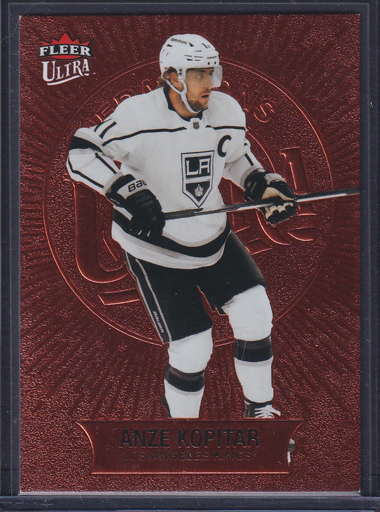 ANZE KOPITAR - 2021 Fleer Ultra Medallions #M-34, /75