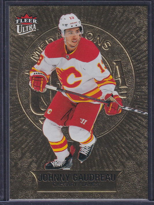 JOHNNY GAUDREAU - 2021 Fleer Ultra Medallions #M-16, /200