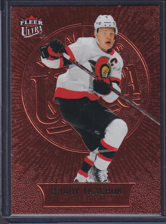 BRADY TKACHUK - 2021 Fleer Ultra Medallions #M-36, /75