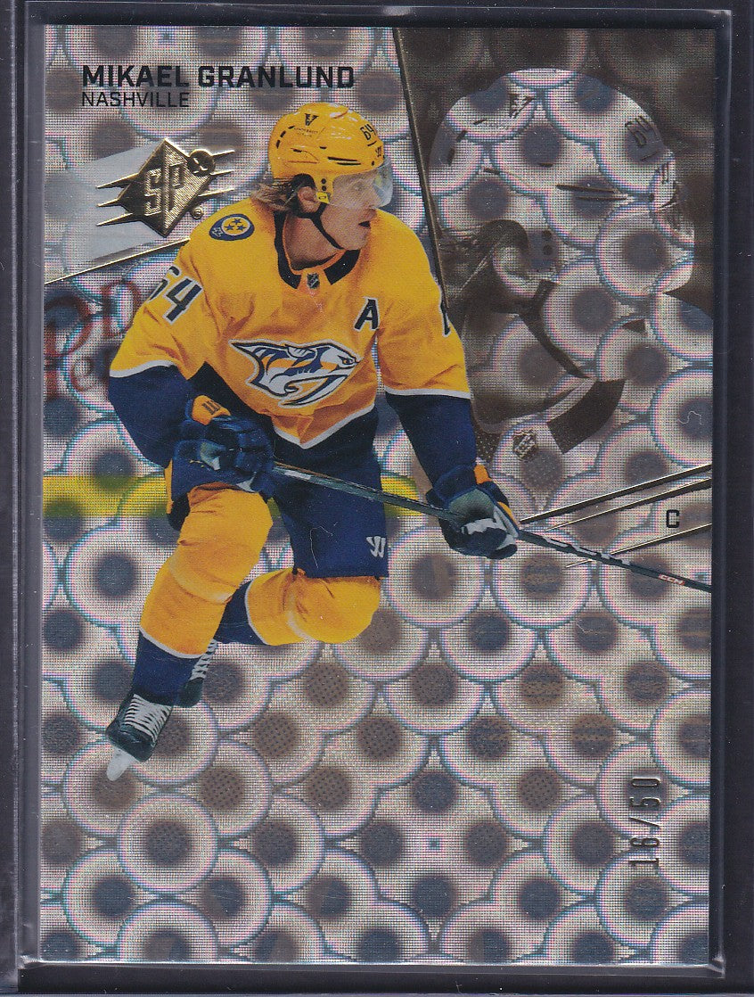 MIKAEL GRANLUND - 2022 Upper Deck SPx Grand Finale #57, /50