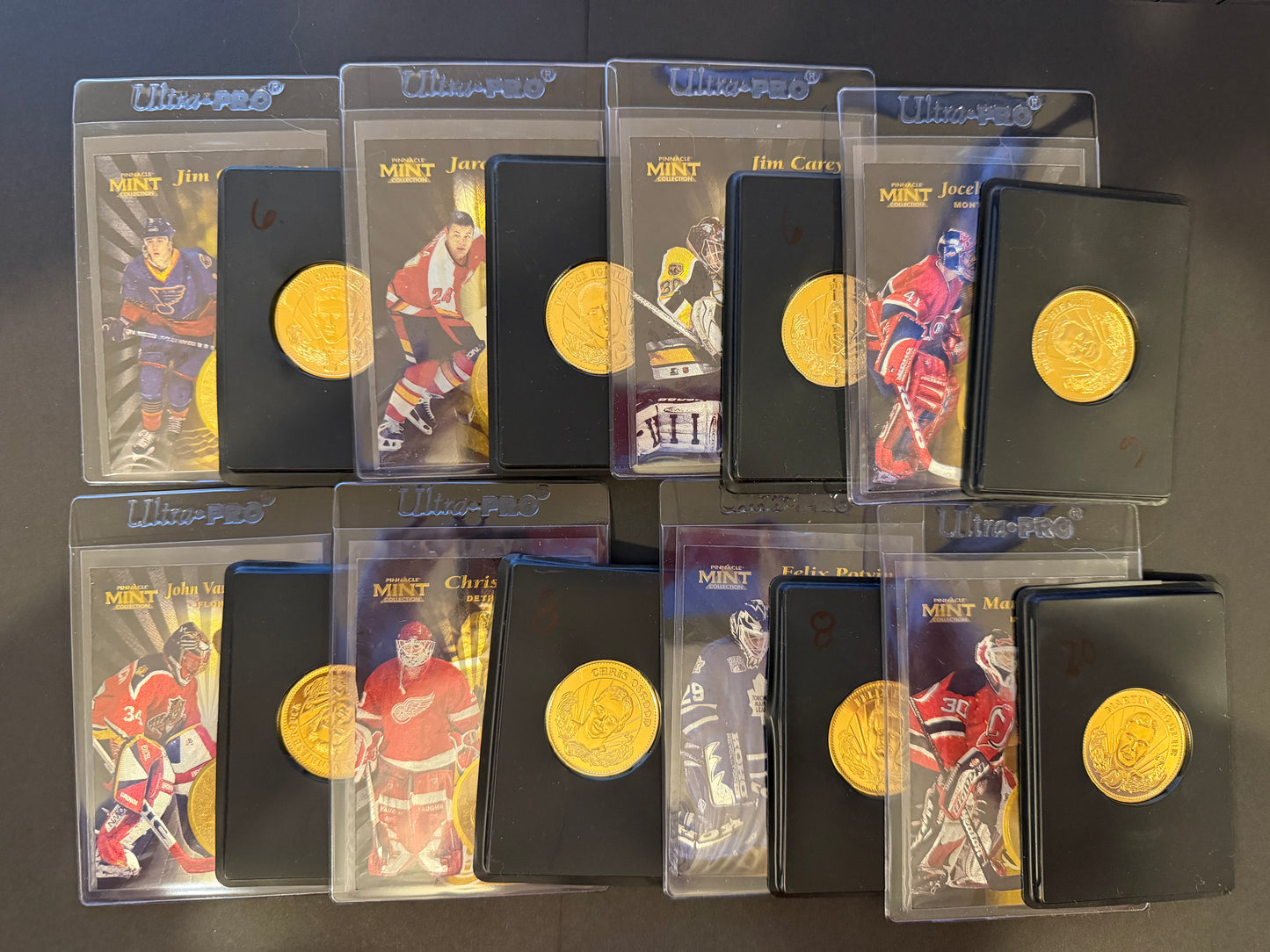 1996 Pinnacle Mint Collection - GOLD PLATED Coins and Cards - Read Description