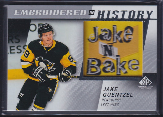 JAKE GUENTZEL - 2021 SP Game Used Embroidered in History #43