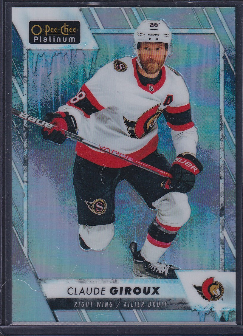 CLAUDE GIROUX - 2023 O-Pee-Chee Platinum ARCTIC FREEZE #63, /99