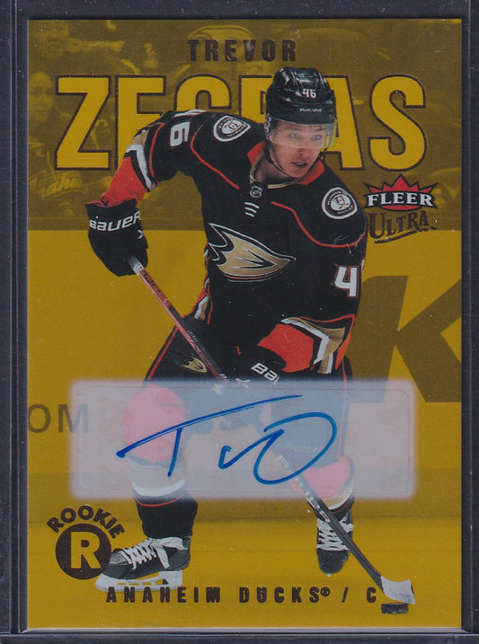 TREVOR ZEGRAS - 2021 Fleer Ultra Rookie Auto #232, /3