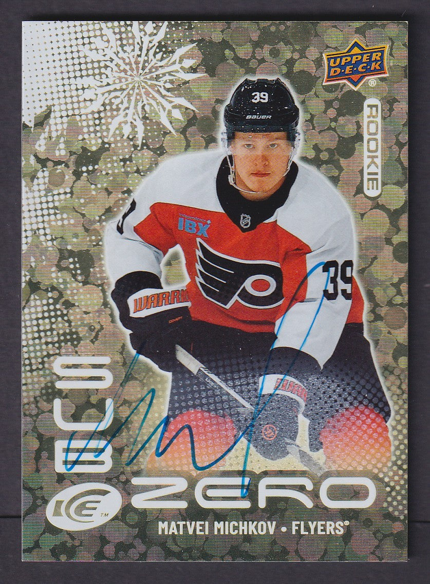 MATVEI MICHKOV - 2024 Upper Deck Ice Subzero Rookie Auto #SZ-MI, SSP