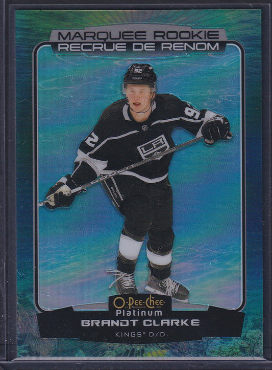 BRANDT CLARKE - 2022 O-Pee-Chee Platinum Marquee Rookie AQUAMARINE #296, /149