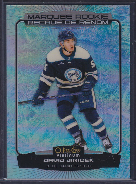 DAVID JIRICEK - 2022 O-Pee-Chee Platinum Marquee Rookie ARCTIC FREEZE #293, /99
