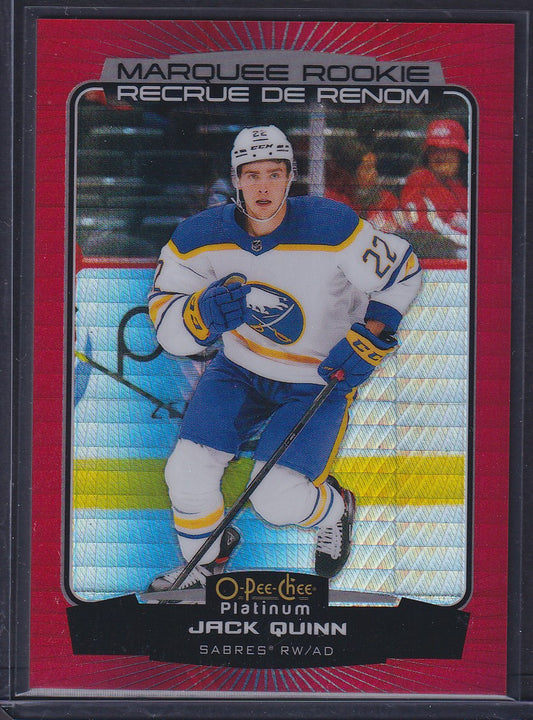 JACK QUINN - 2022 O-Pee-Chee Platinum Marquee Rookie RED PRISM #204, /199