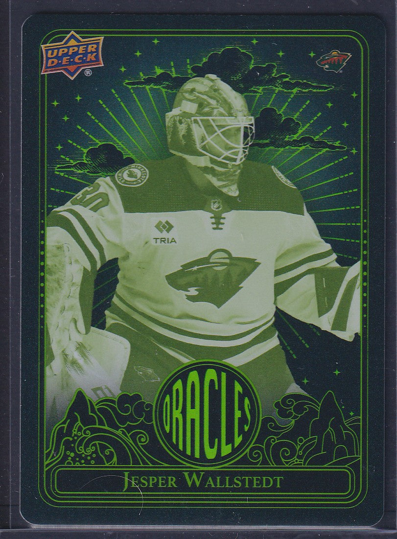 JESPER WALLSTEDT - 2024 Upper Deck Extended Oracles GREEN #O-56