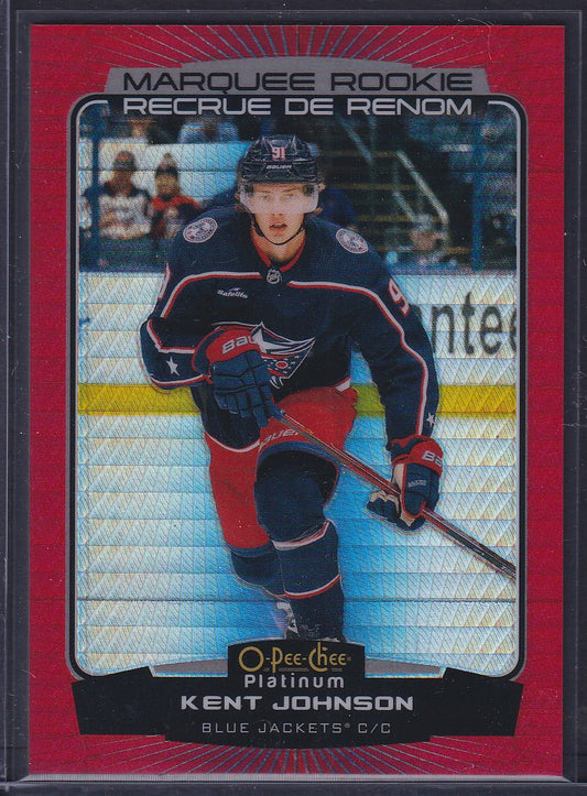 KENT JOHNSON - 2022 O-Pee-Chee Platinum Marquee Rookie RED PRISM #206, 199