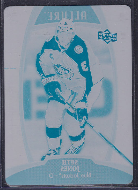 SETH JONES - 2019 Upper Deck Allure PRINTING PLATE #35, 1/1