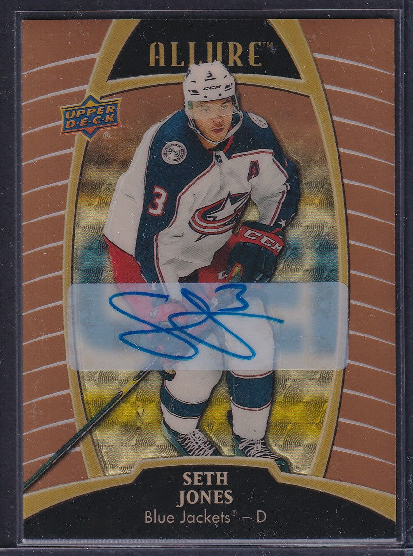 SETH JONES - 2019 Upper Deck Allure GOLDEN TREASURES AUTO #35, 1/1