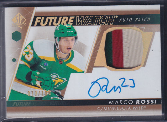 MARCO ROSSI - 2022 SP Authentic Future Watch Auto Patch #FWAP-MR, /100