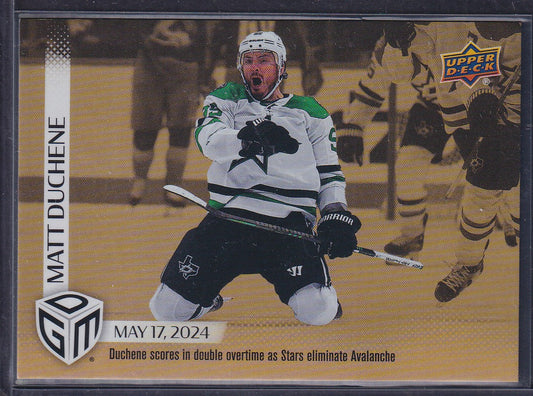 MATT DUCHENE - 2023 Upper Deck Game Dated Moments #106, /100