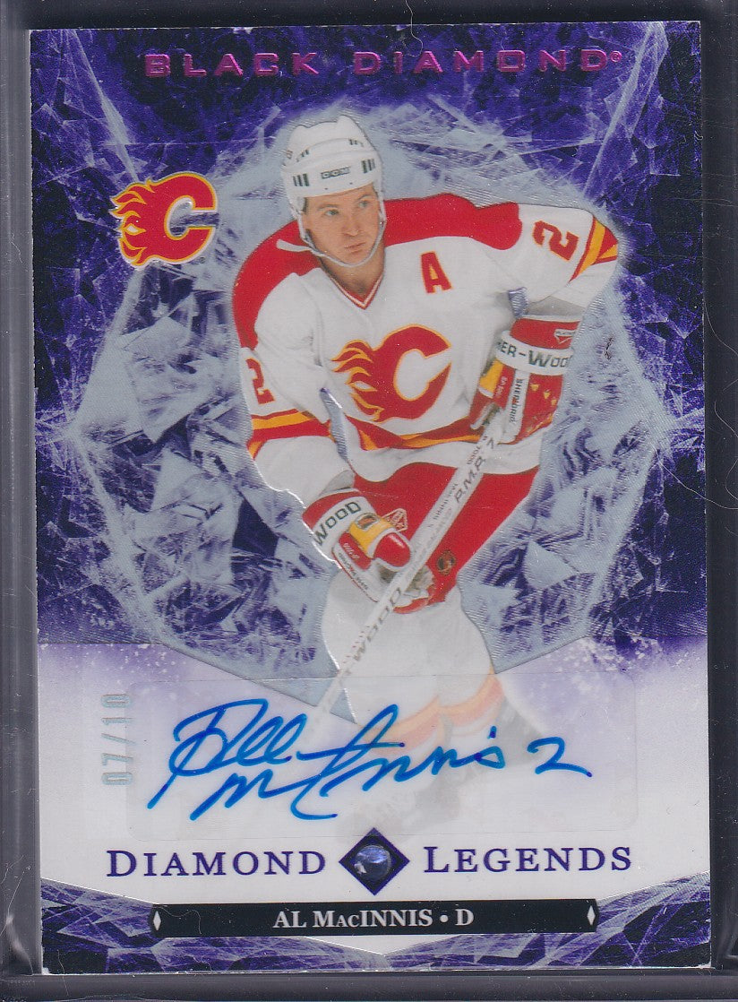 AL MACINNIS - 2024 Black Diamond Legends Auto #BDL-AM, /10