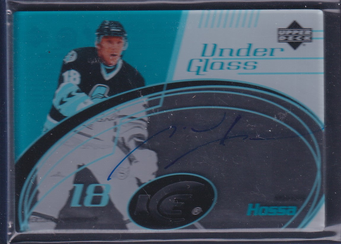 MARIAN HOSSA - 2004 Upper Deck Ice Under Glass Auto #UG-HA