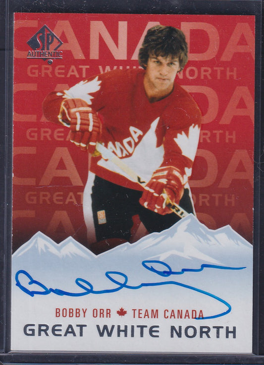 BOBBY ORR - 2017 SP Authentic Great White North Team Canada Auto #GWN-BO