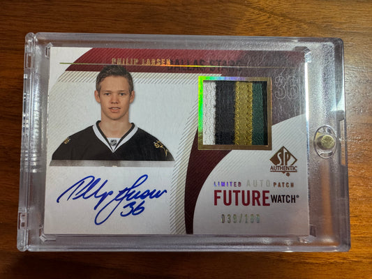 PHILIP LARSEN - 2010 SP Authentic Future Watch Auto Patch #285, /100