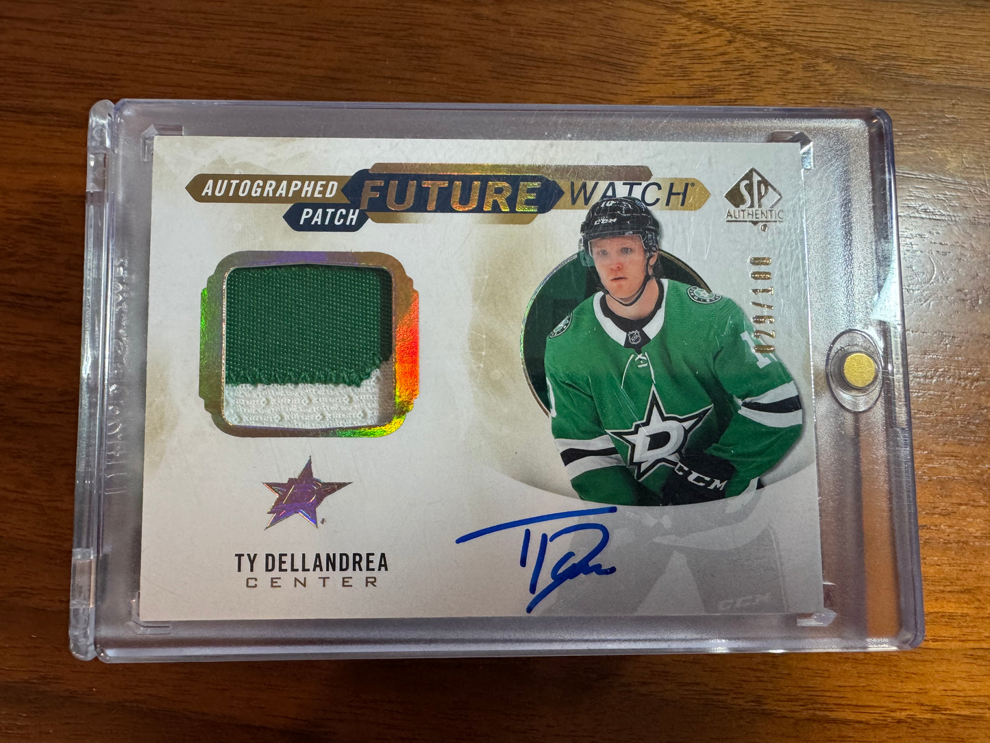 TY DELLANDREA - 2020 SP Authentic Future Watch Auto Patch #FWAP-TD, /100