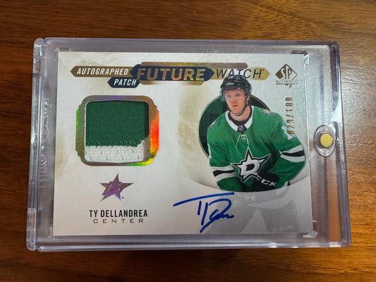 TY DELLANDREA - 2020 SP Authentic Future Watch Auto Patch #FWAP-TD, /100