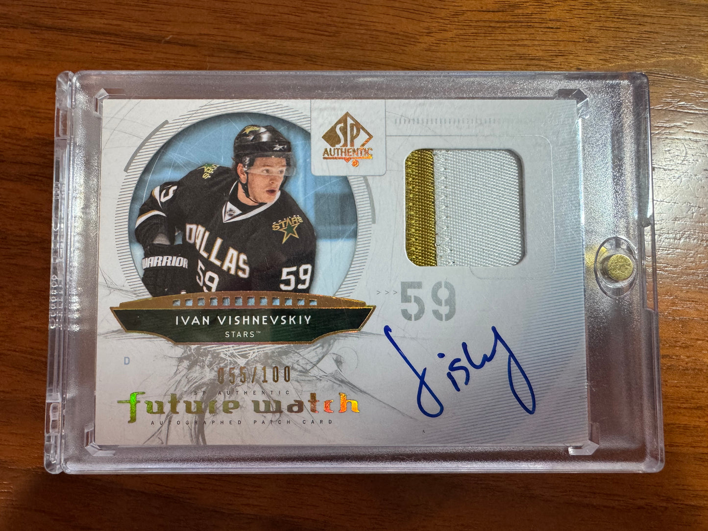 IVAN VISHNEVSKIY - 2009 SP Authentic Future Watch Auto Patch #232, /100