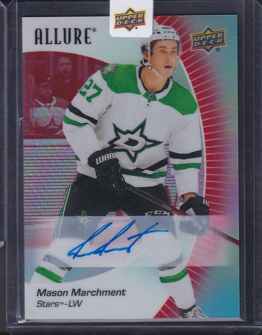 MASON MARCHMENT - 2023 Upper Deck Allure Red Rainbow Auto #5