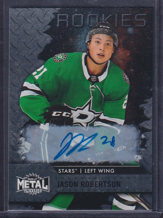 JASON ROBERTSON - 2020 Metal Universe Rookie Auto #101, /299