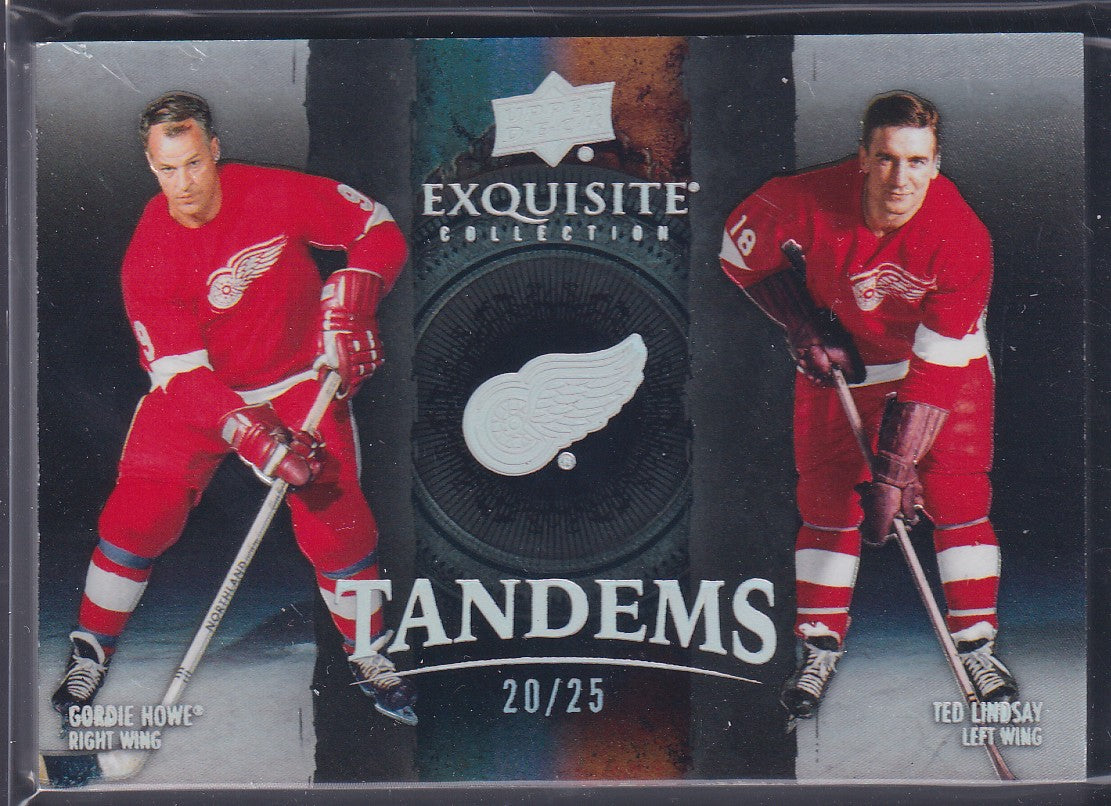 HOWE / LINDSAY - 2024 Upper Deck Exquisite Tandems #ET-HL, /25