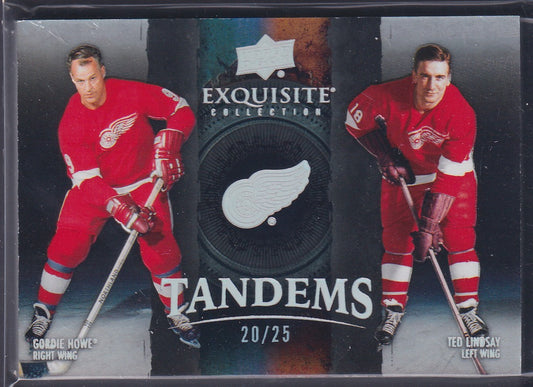 HOWE / LINDSAY - 2024 Upper Deck Exquisite Tandems #ET-HL, /25