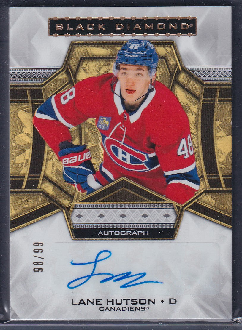LANE HUTSON - 2024 Black Diamond Rookie Auto #BDB-LH, /99