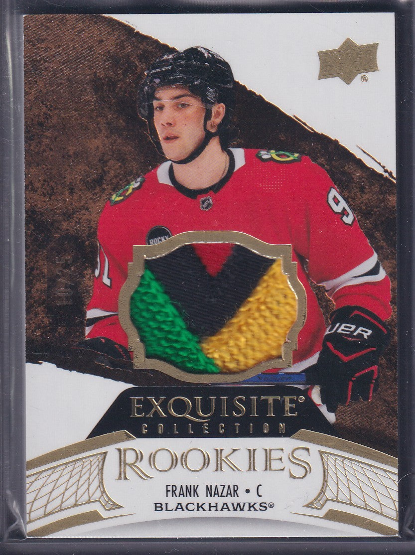 FRANK NAZAR - 2024 Upper Deck Exquisite Rookies Patch #RP-FN, /25