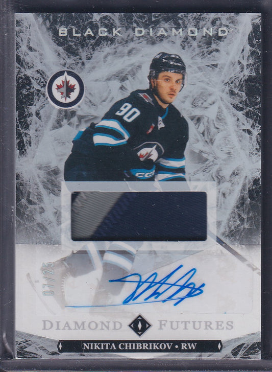 NIKITA CHIBRIKOV - 2024 Black Diamond Futures Auto Patch #BDF-NC, /25