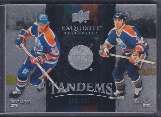 GRETZKY / MESSIER - 2024 Upper Deck Exquisite Tandems #ET-GM, /299