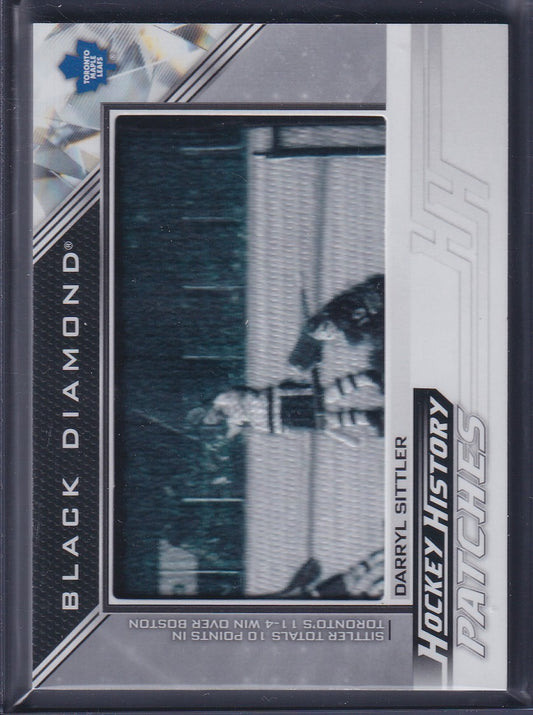 DARRYL SITTLER - 2024 Black Diamond Hockey History Patches #HHP-DS