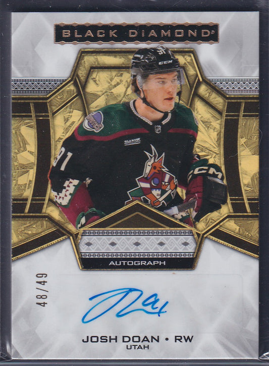 JOSH DOAN - 2024 Black Diamond Autograph #BDB-JD, /49